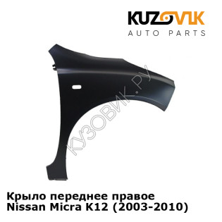 Крыло переднее правое Nissan Micra K12 (2003-2010) KUZOVIK